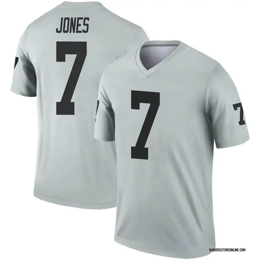 Nike Zay Jones Las Vegas Raiders Men's Legend Inverted Silver Jersey